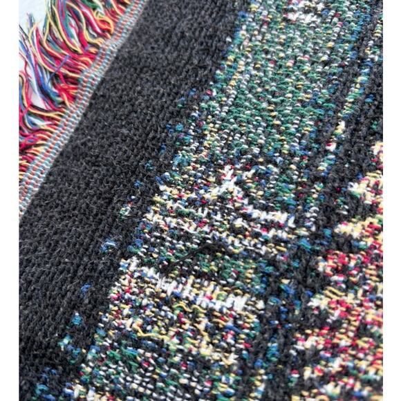 Pure Country Weavers Fredrick the Literate Woven Cotton Throw Blanket Cat Books - Picture 6 of 8